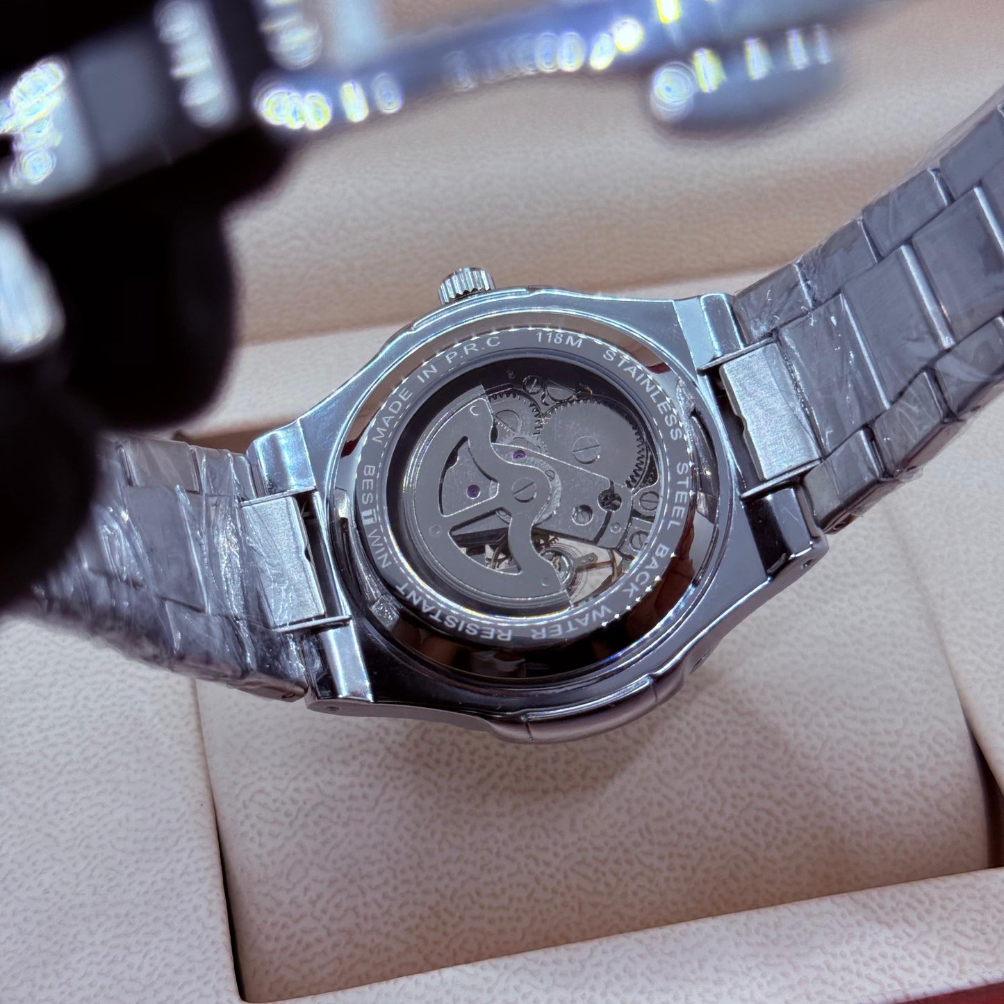 PP style automatic silver with black scelton