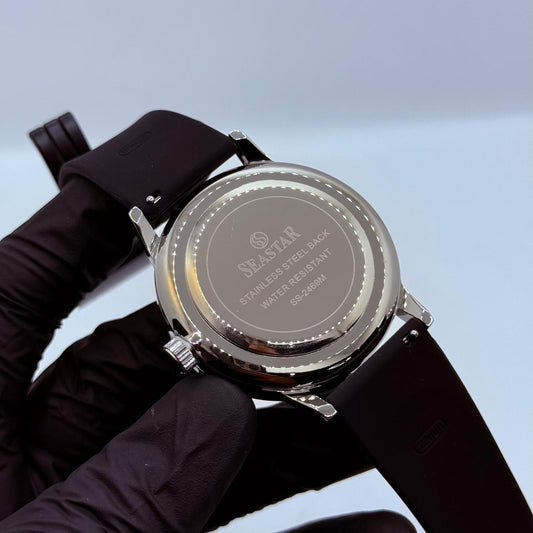 Ferrari wheel orange silicon strap