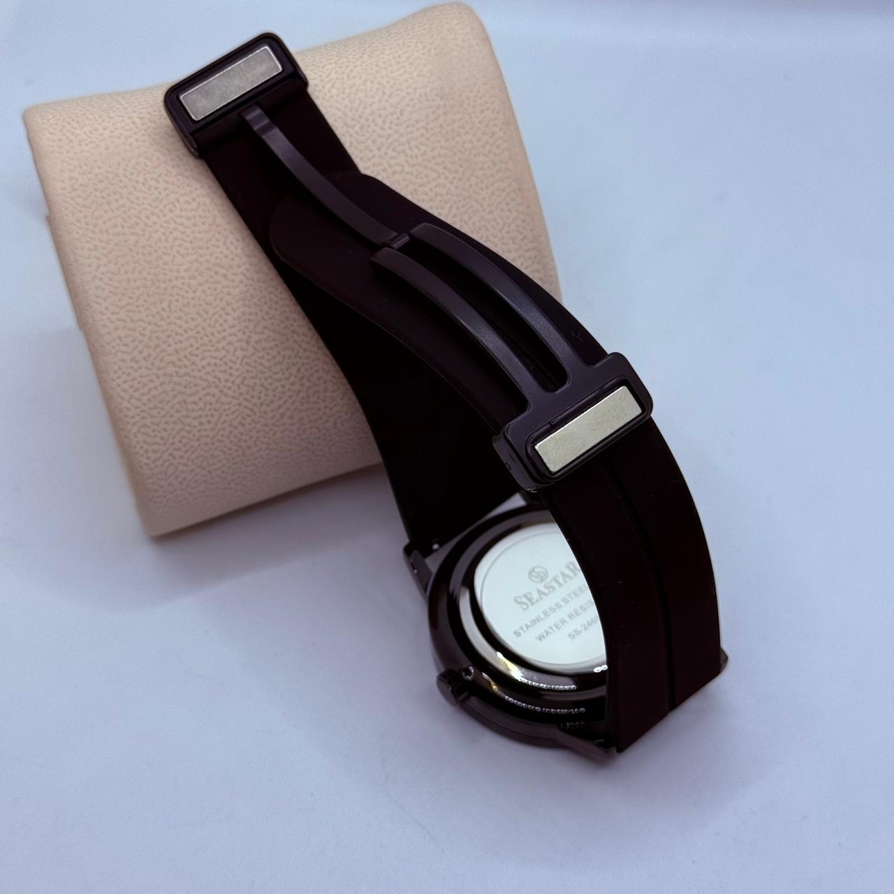 Ferrari wheel green silicon strap