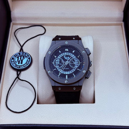 Hublot black scelton with black dial