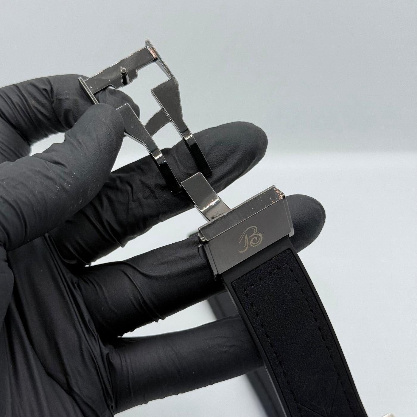 Hublot black scelton with black dial